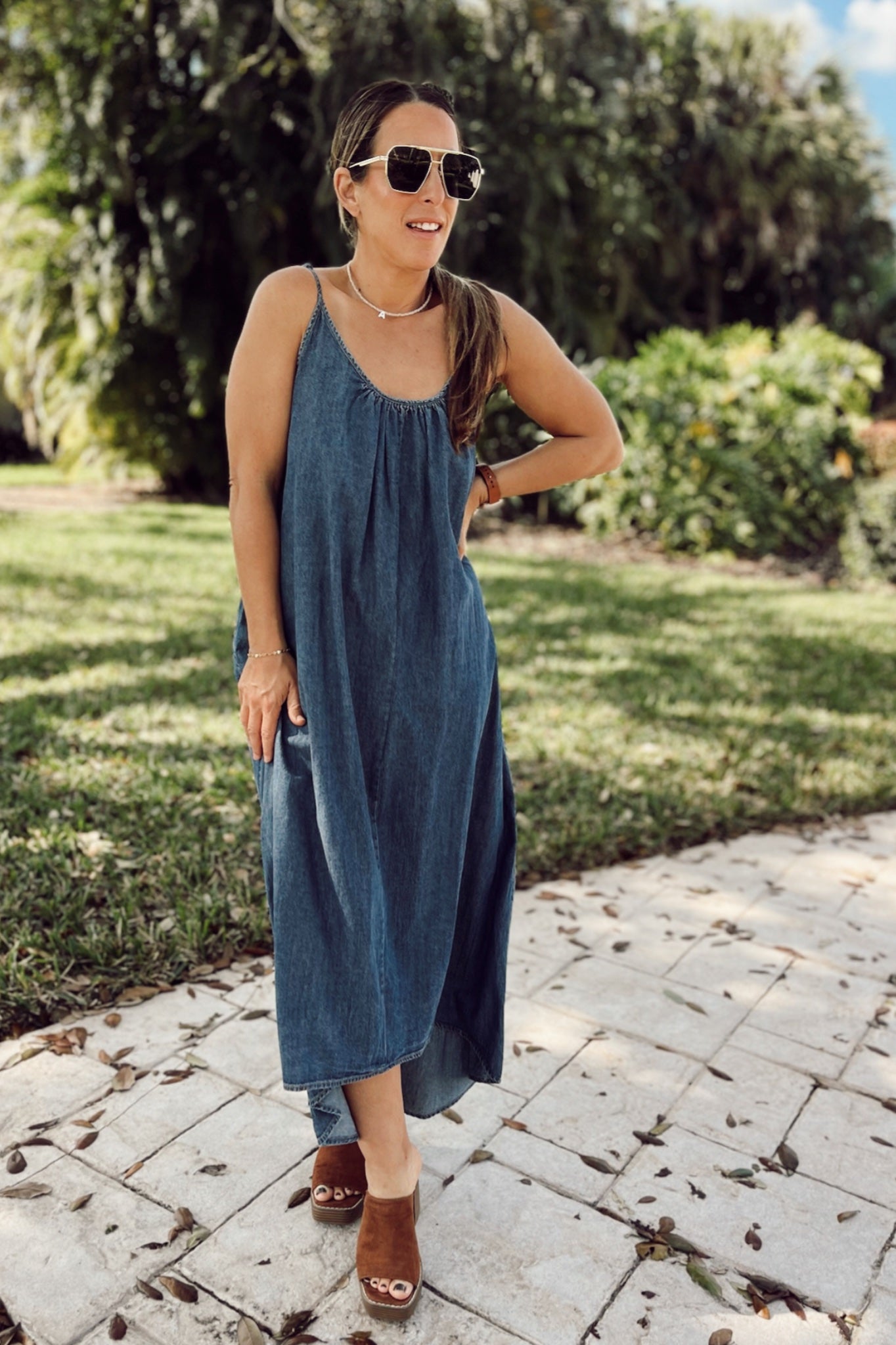 The Athena Denim Dress