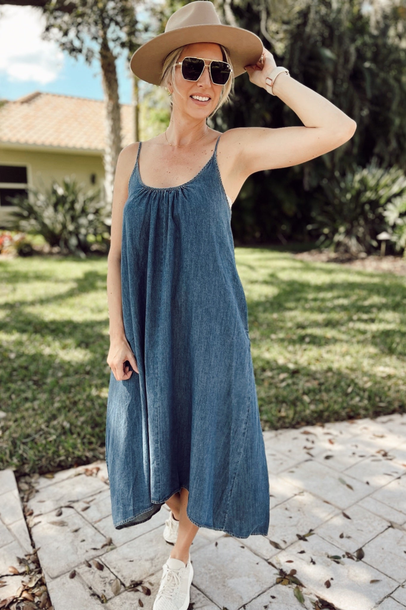 The Athena Denim Dress