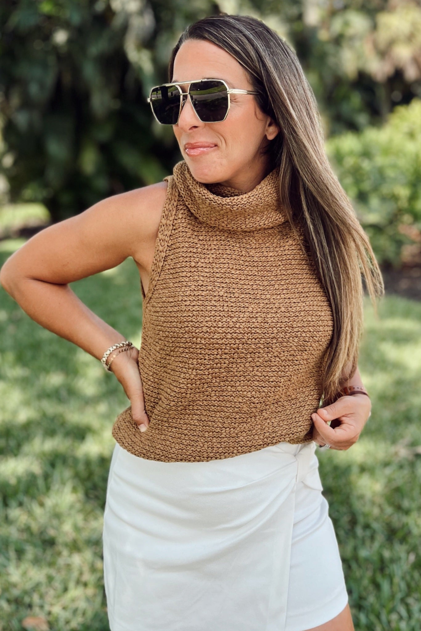 The Penny Mock Neck Top